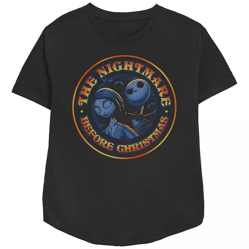 Women's Steve Miller Band Rainbow Pegasus Logo Stars Relaxed Fit Graphic Tee, Girl's, Size: Small, Black Product Image