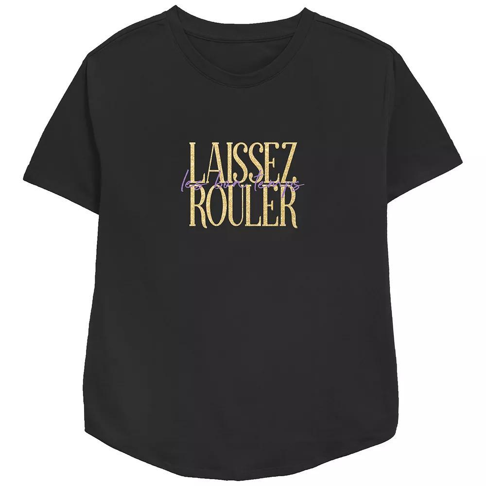 Women's Laissez Ruler Les Bon Temps Relaxed Fit Graphic Tee, Girl's,  Product Image