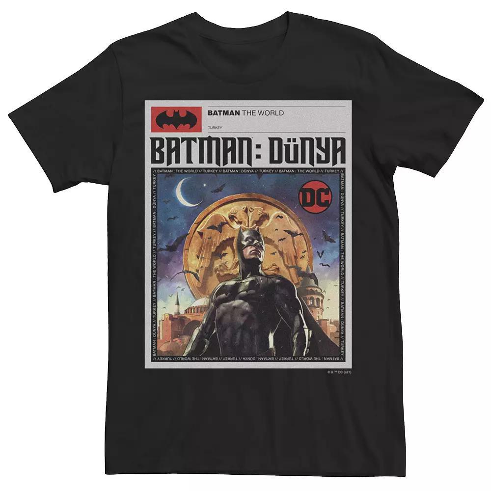 Men's Batman: The World Turkey News Poster Tee, Boy's,  Product Image