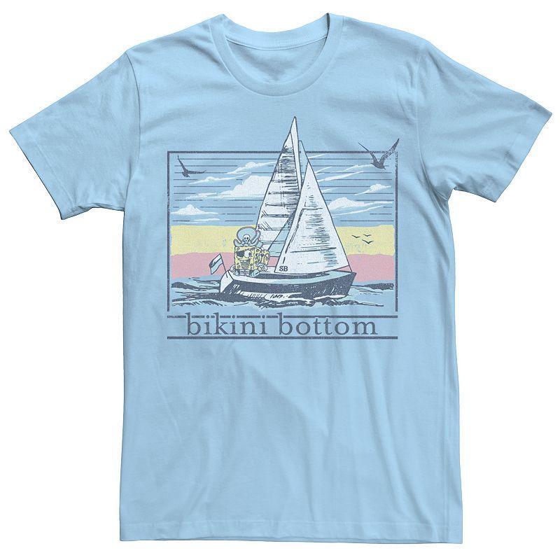 Mens Nickelodeon SpongBob SquarePants Sail Ship Tee Product Image