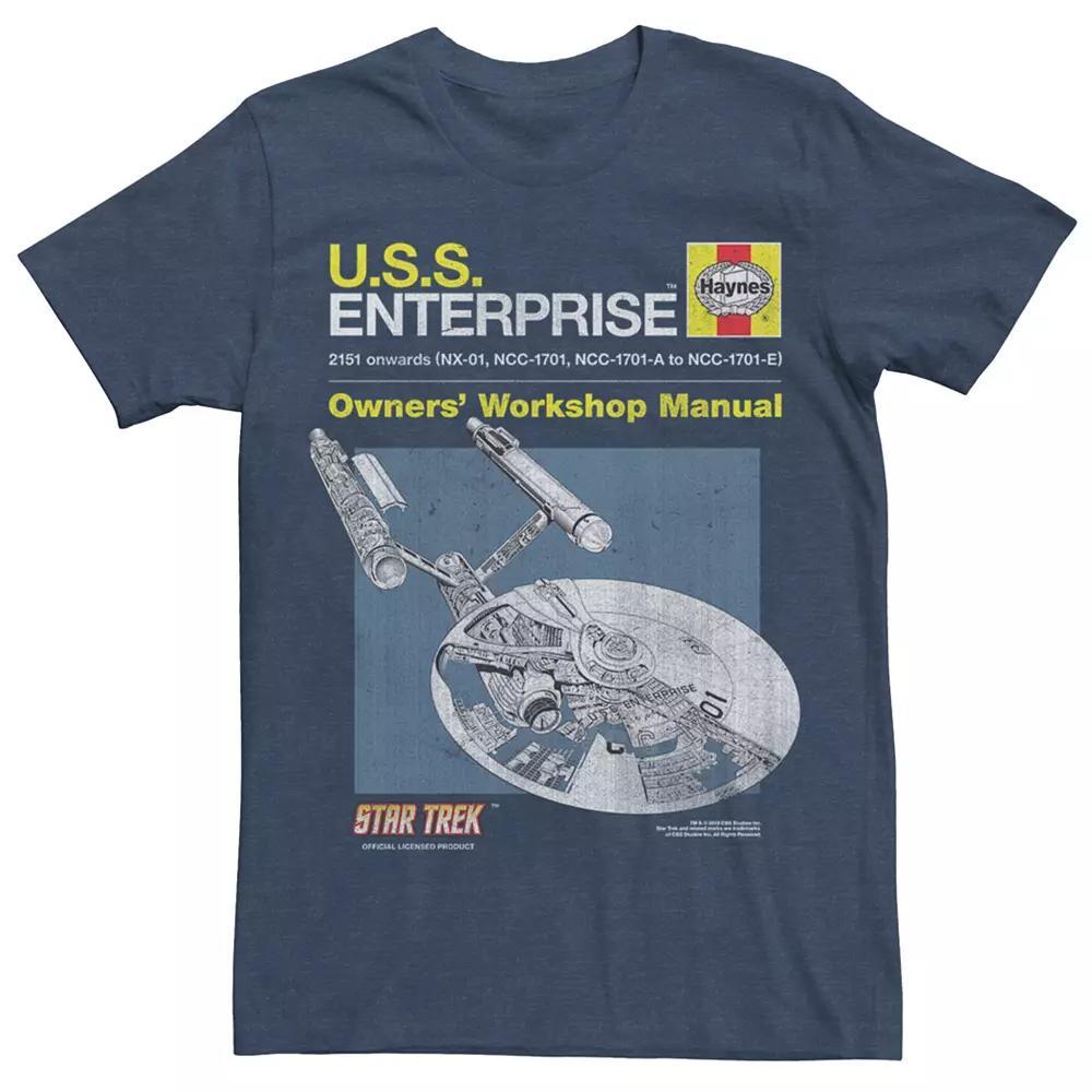 Men's Star Trek: The Original Series USS Enterprise Manual Tee,  Product Image
