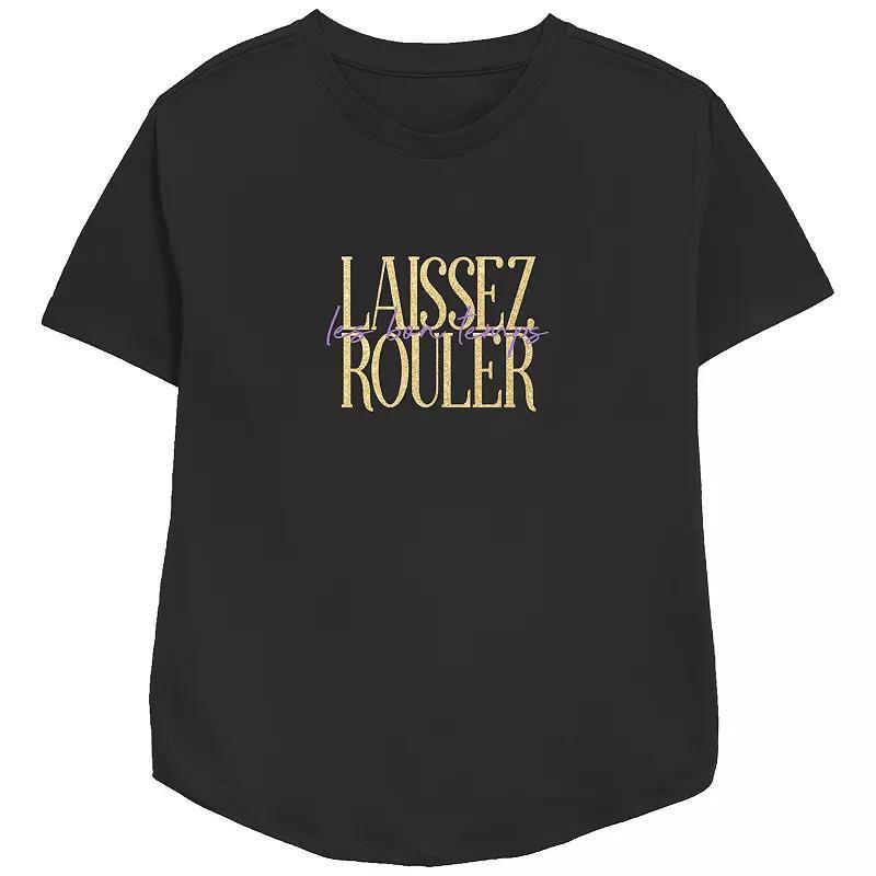 Women's Laissez Ruler Les Bon Temps Relaxed Fit Graphic Tee, Girl's,  Product Image