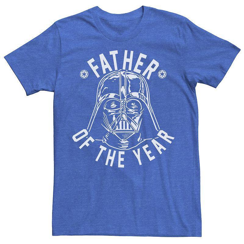 Men's Star Wars Vader "Father of the Year" Graphic Tee, Size: XXL, Royal Grey Product Image