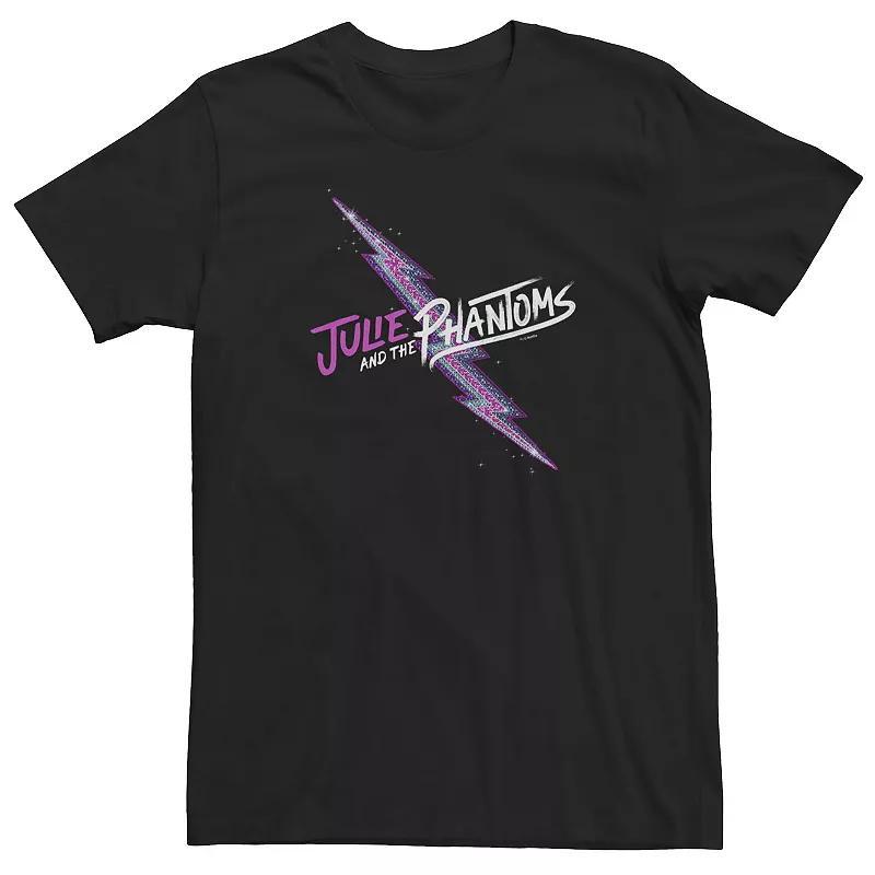 Big & Tall Julie And The Phantoms Lightning Logo Tee, Men's, Size: XL Tall, Black Product Image