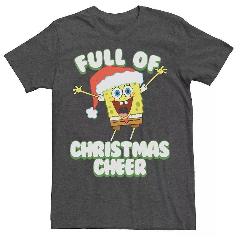 Men's SpongeBob SquarePants Full of Cheer Tee, Size: XL, Black Product Image