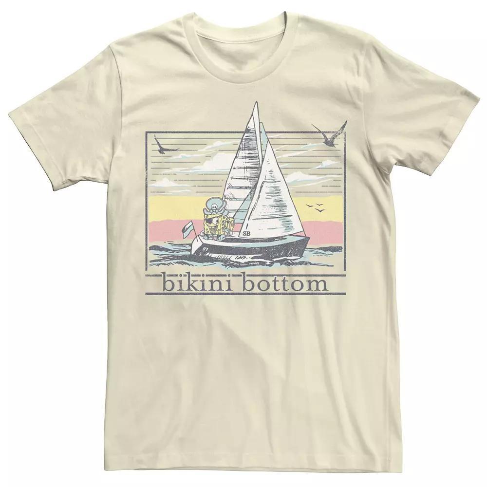 Men's Nickelodeon SpongBob SquarePants Sail Ship Tee,  Product Image