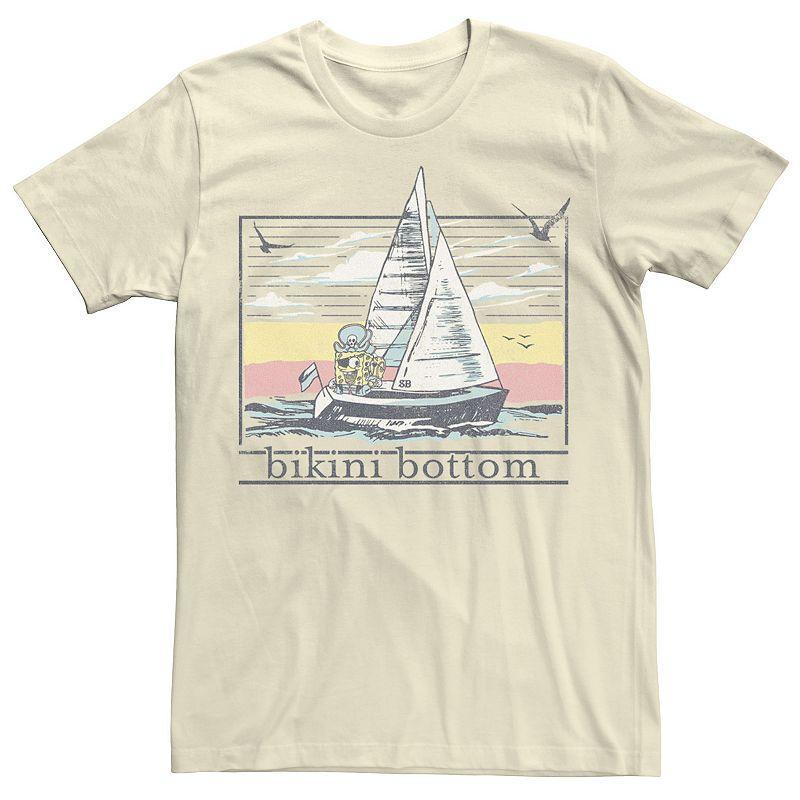 Mens Nickelodeon SpongBob SquarePants Sail Ship Tee Product Image