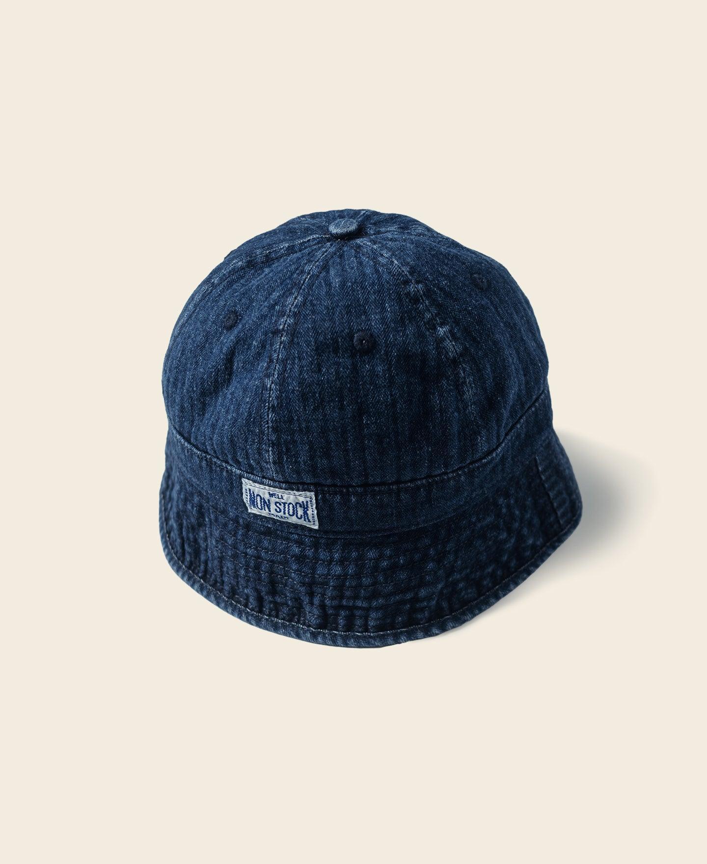 Herringbone Denim Bucket Hat Product Image