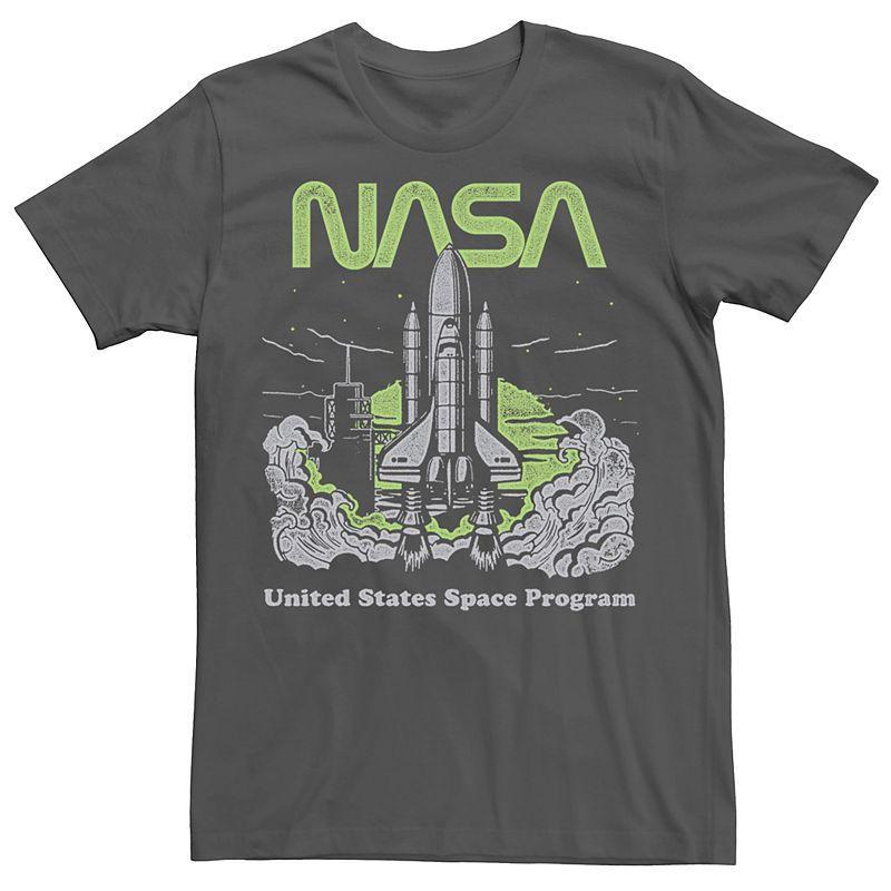 Men's NASA United States Space Program Vintage Poster Tee, Size: Medium, Grey Product Image