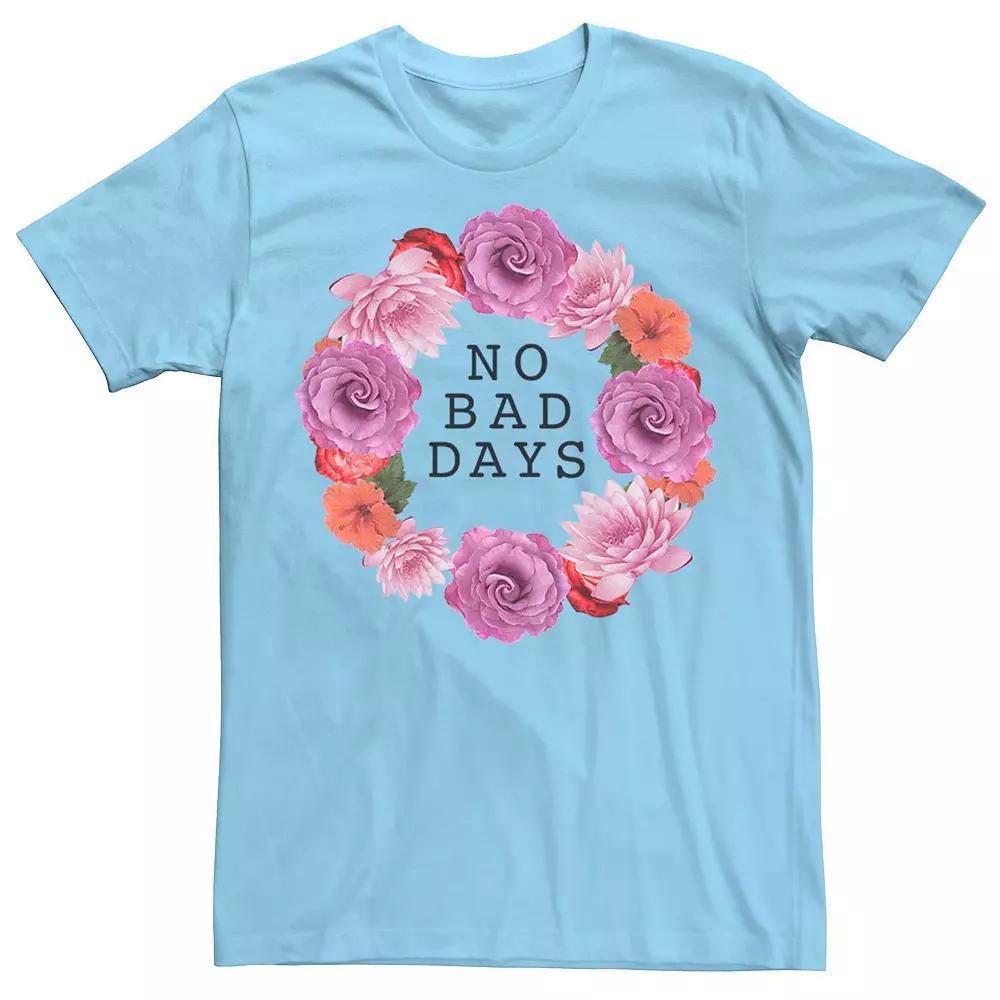 Men's No Bad Days Flower Wreath Tee,  Product Image