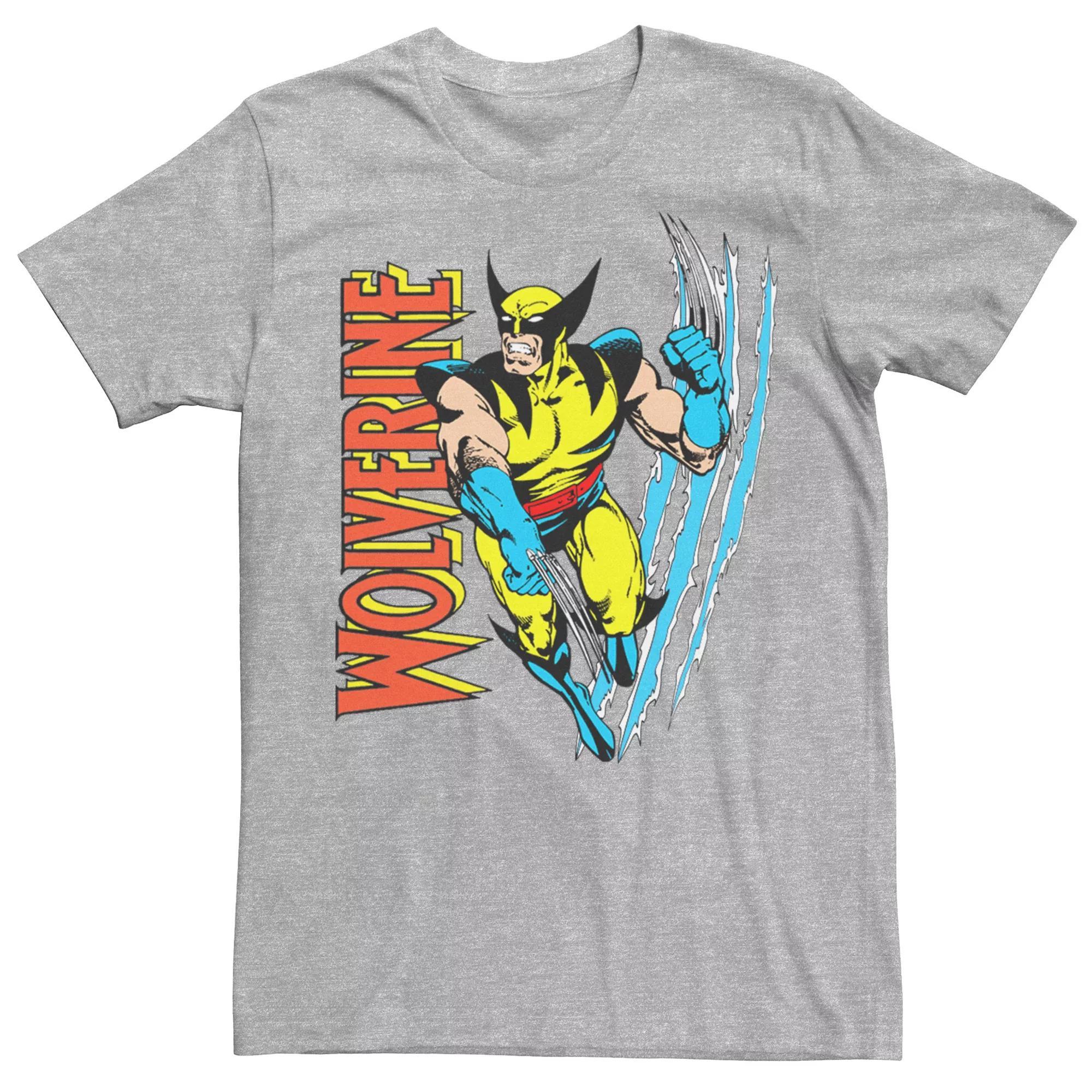 Men's Marvel X-Men Wolverine Graphic Tee, Size: Medium, Athletic Grey Product Image