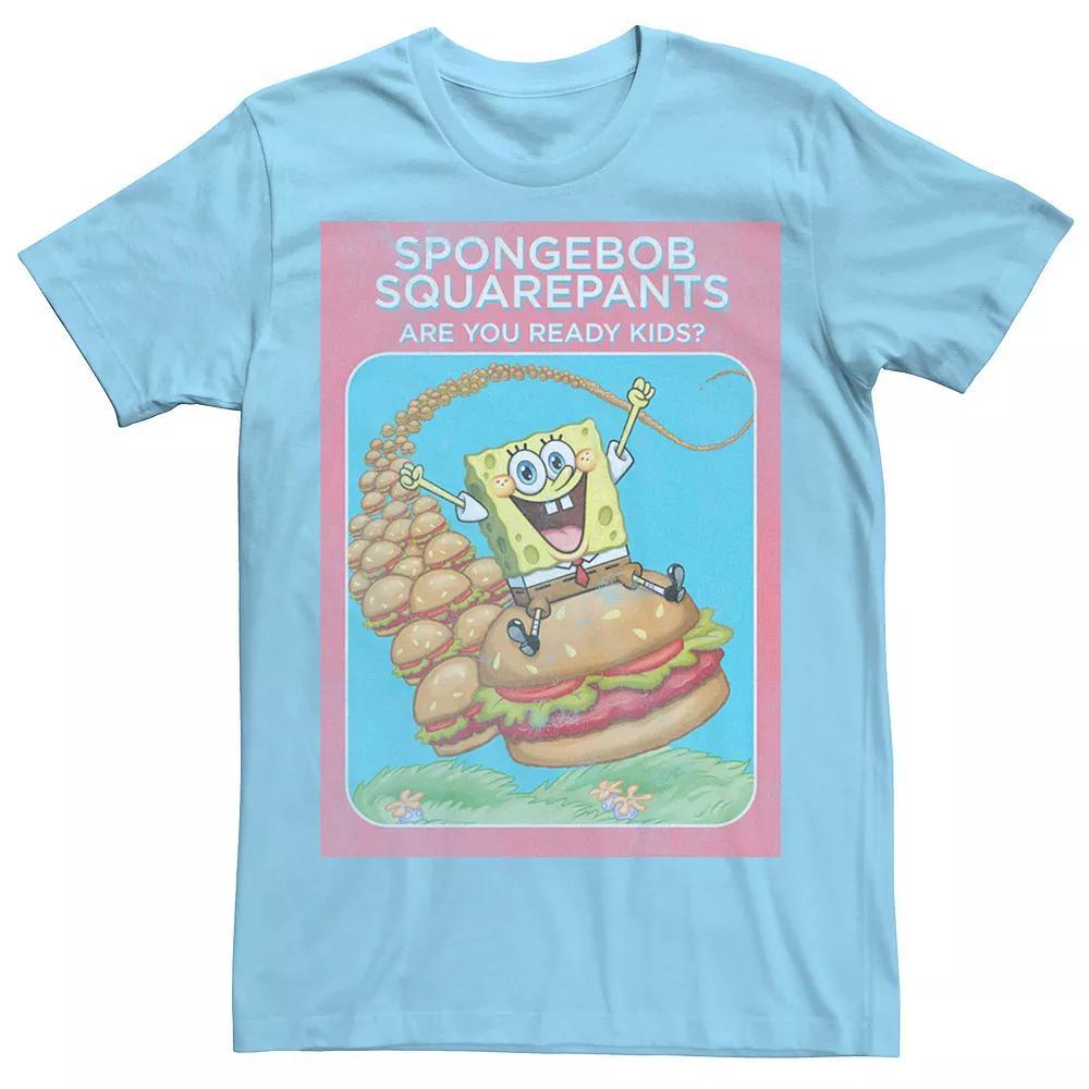 Men's Nickelodeon SpongeBob SquarePants Are You Ready Kids Vintage Poster Tee,  Product Image