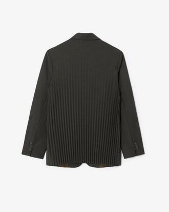 Wool Blend Checked Blazer Product Image
