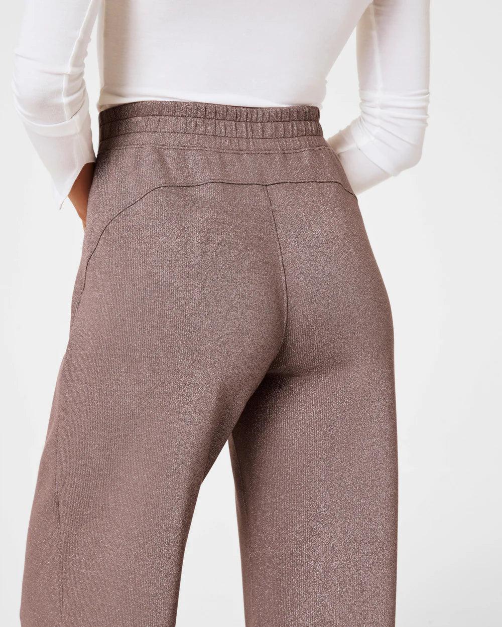 AirEssentials Wide Leg Pant- Silver Shimmer Product Image