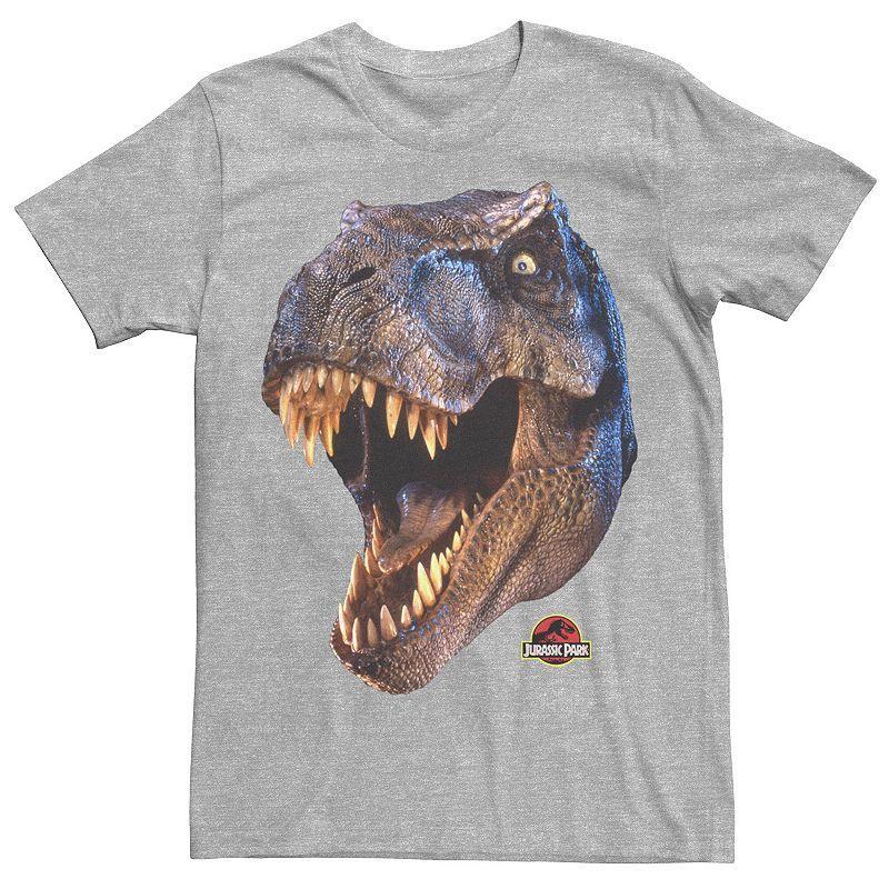 Men's Jurassic Park T-Rex Head Roar Tee, Size: Medium, Blue Product Image