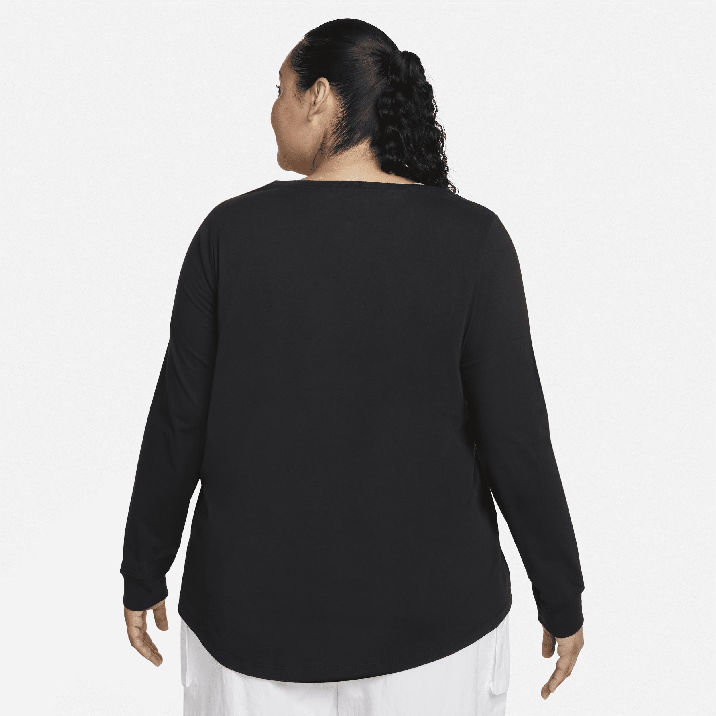 Nike Sportswear Club Women's Long-Sleeve T-Shirt (Plus Size) Product Image