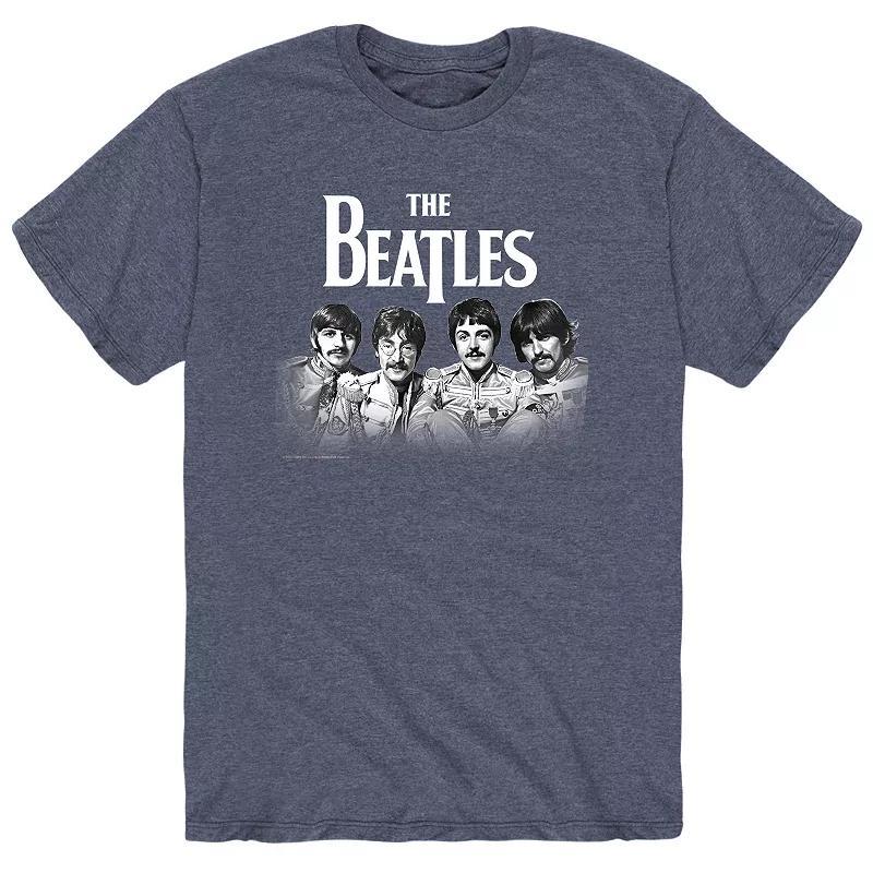 Men's The Beatles Art Tee, Size: Large, Yellow Product Image