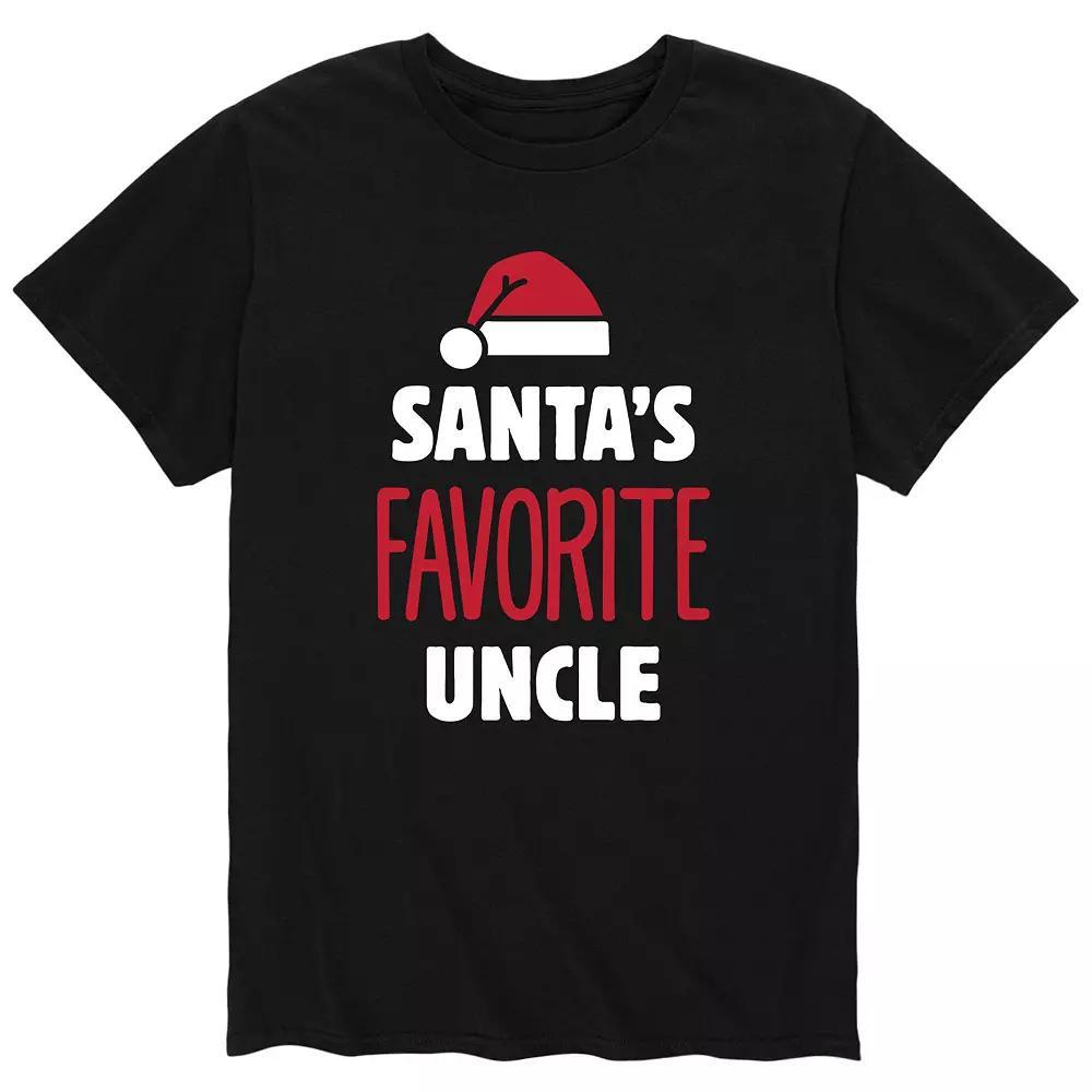 Men's Santa's Favorite Uncle Tee,  Product Image