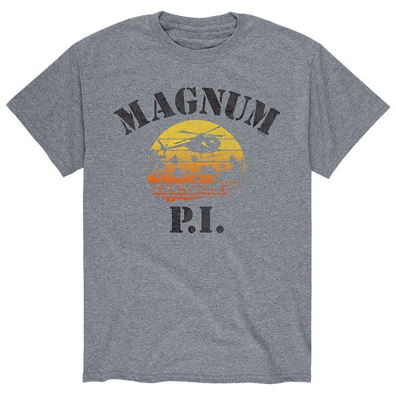 Big & Tall Magnum PI Hawaii Graphic Tee, Men's, Size: 3XB, Gray Product Image