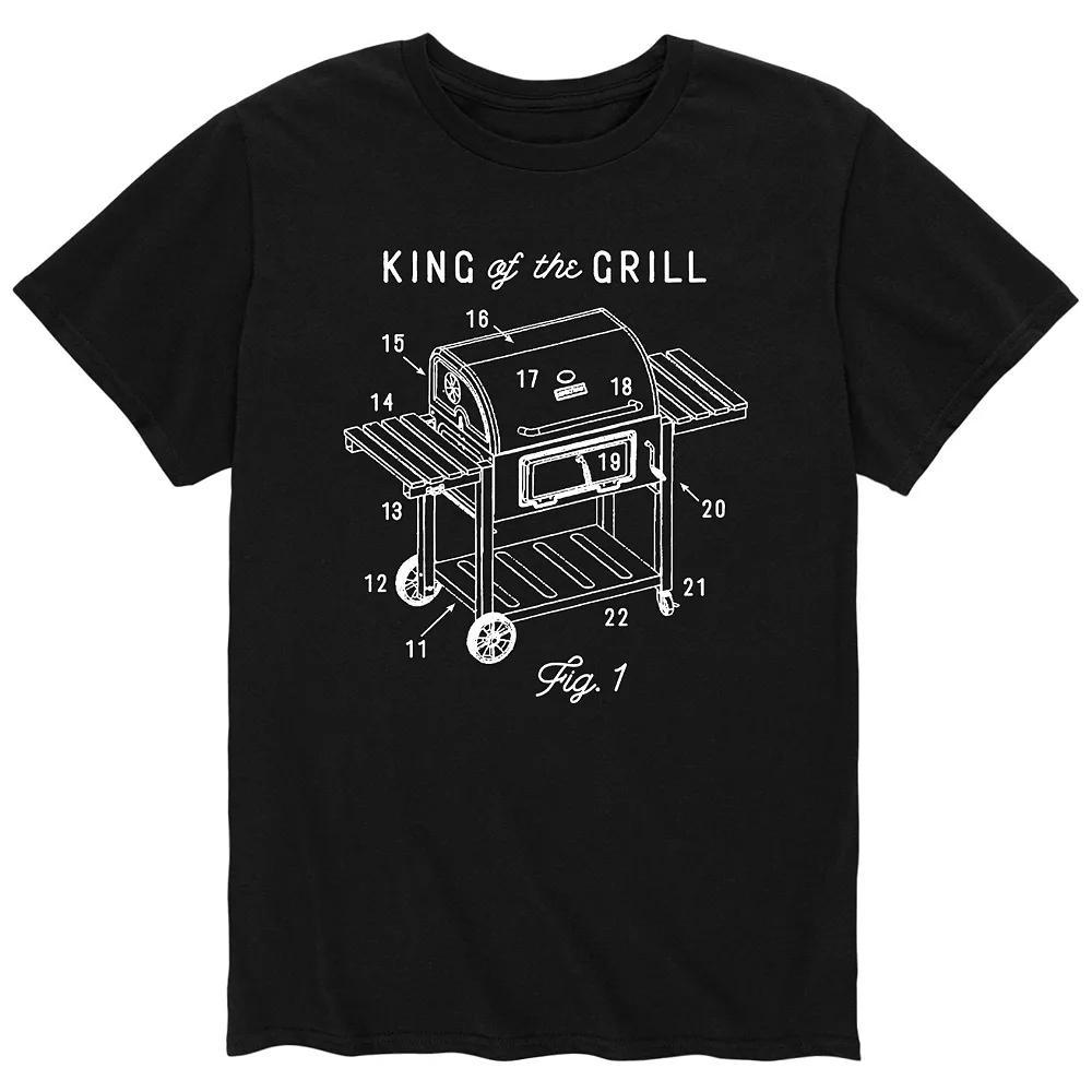Men's King Of The Grill Diagram Tee,  Product Image