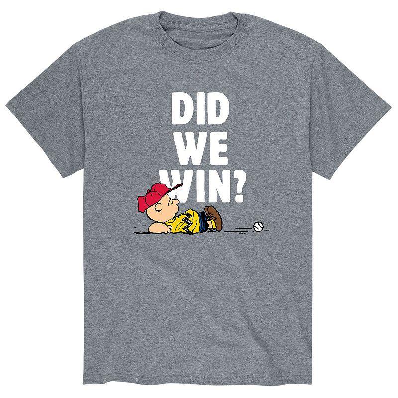 Mens Peanuts Did We Win Tee Product Image