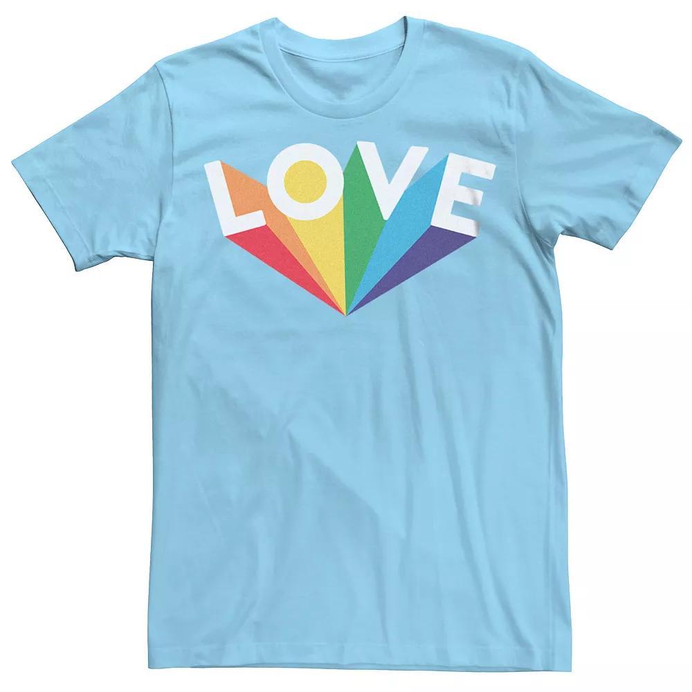Men's Pride Love Projection Graphic Tee,  Product Image