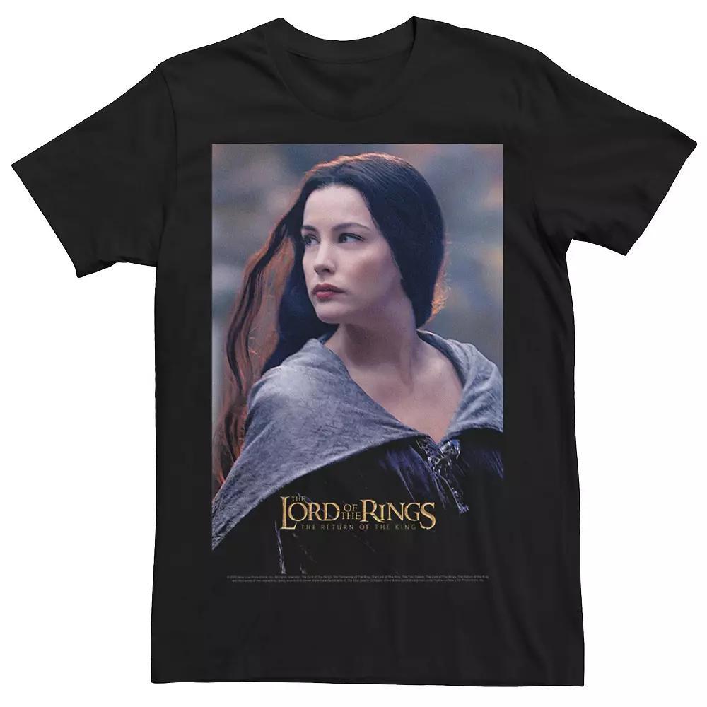 Men's Lord Of The Rings Arwen Poster Logo Tee, Size: Small, Black Product Image