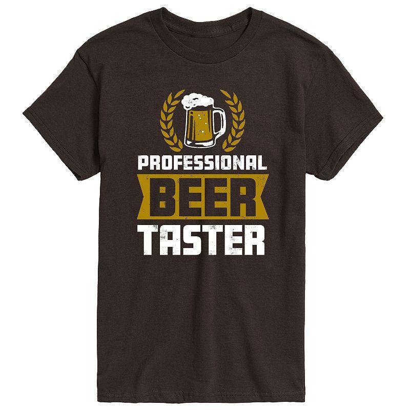 Men's Professional Beer Taster Tee, Size: XS, Black Product Image