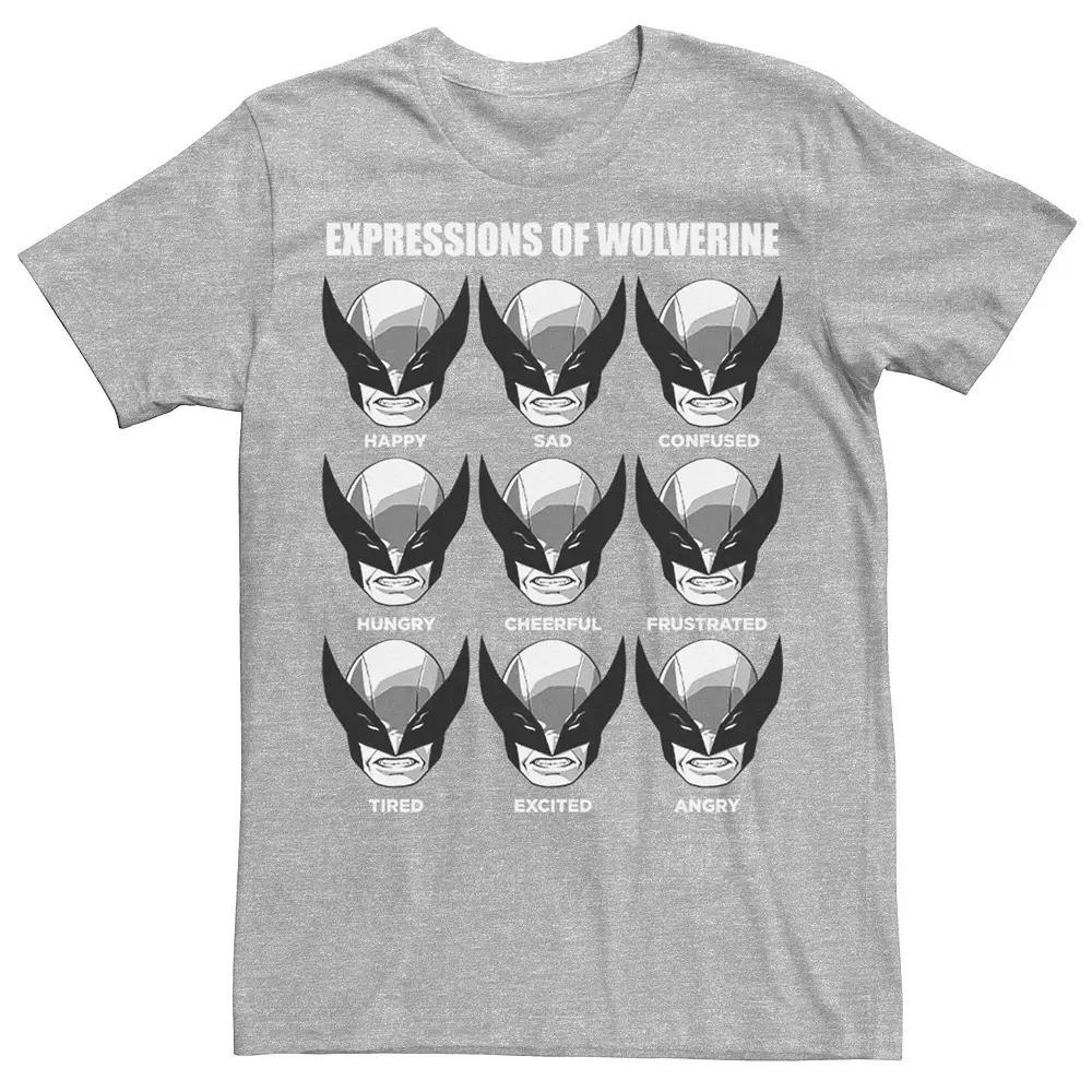 Men's Marvel X-Men Expressions Of Wolverine Grid Tee,  Product Image
