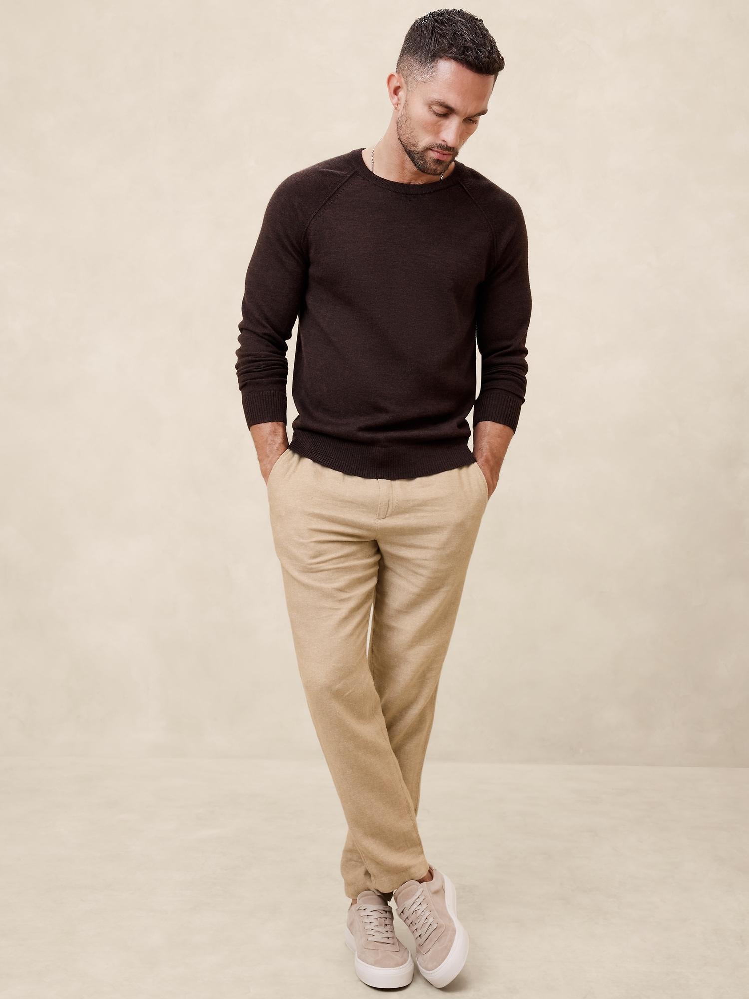 Athletic Linen-Blend Pant Product Image