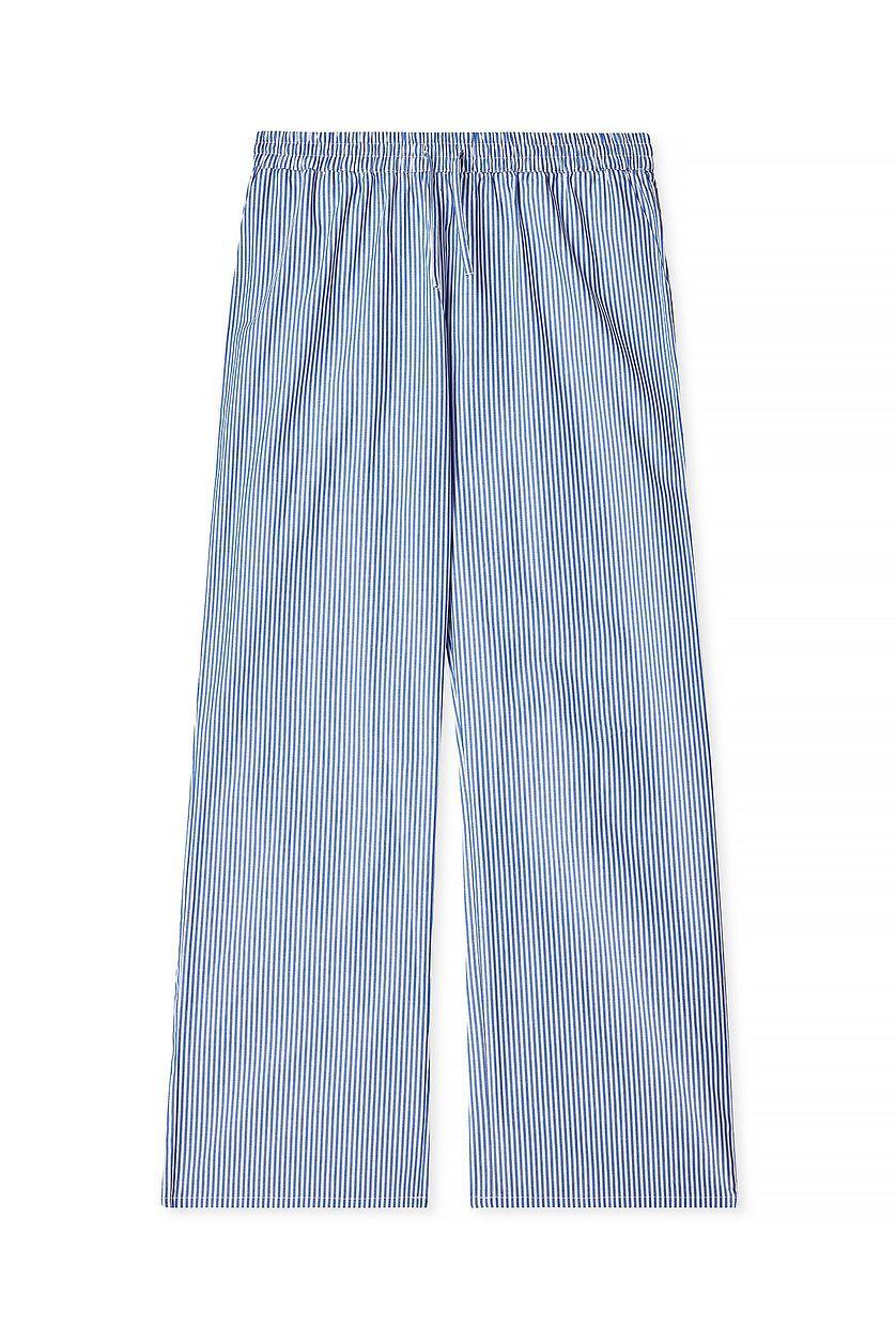 Cotton Wide Elastic Waist Pants Product Image