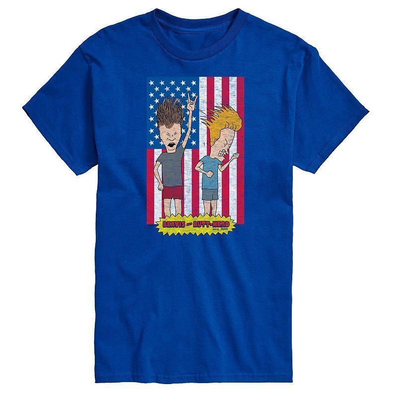 Big & Tall Beavis & Butthead Americana Tee, Men's,  Product Image