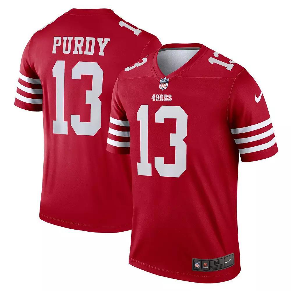 Men's Nike Brock Purdy Scarlet San Francisco 49ers Team Legend Jersey,  Product Image