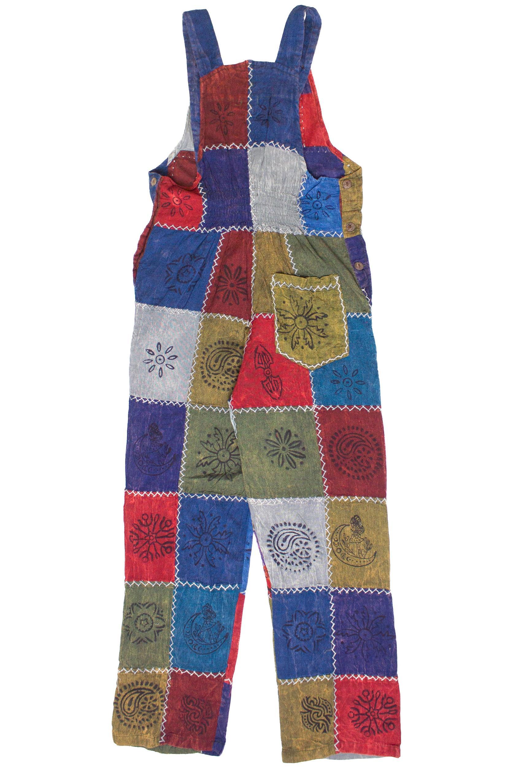 Patchwork Overalls Product Image