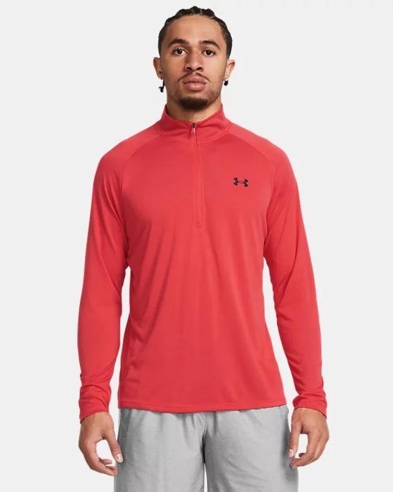 Mens UA Tech  Zip Long Sleeve Product Image