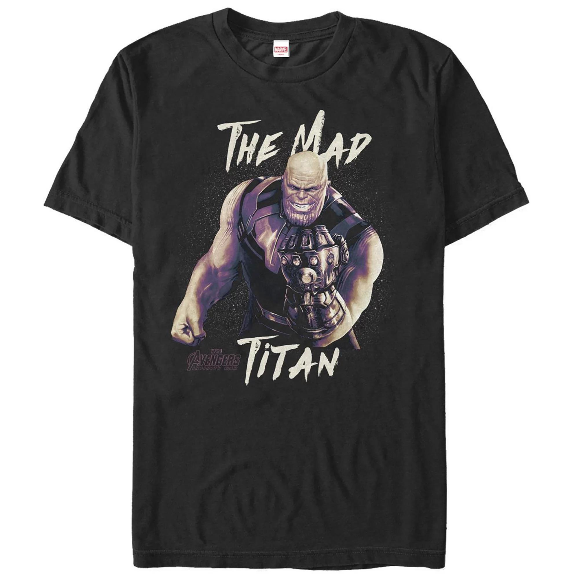Men's Marvel Avengers Infinity War Thanos Mad Titan Graphic Tee,  Product Image