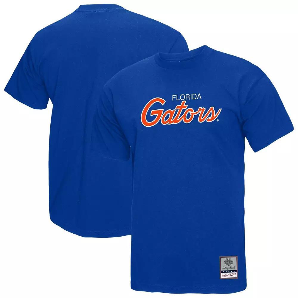 Men's Mitchell & Ness  Royal Florida Gators Elite Script T-Shirt, Size: 2XL, Blue Product Image