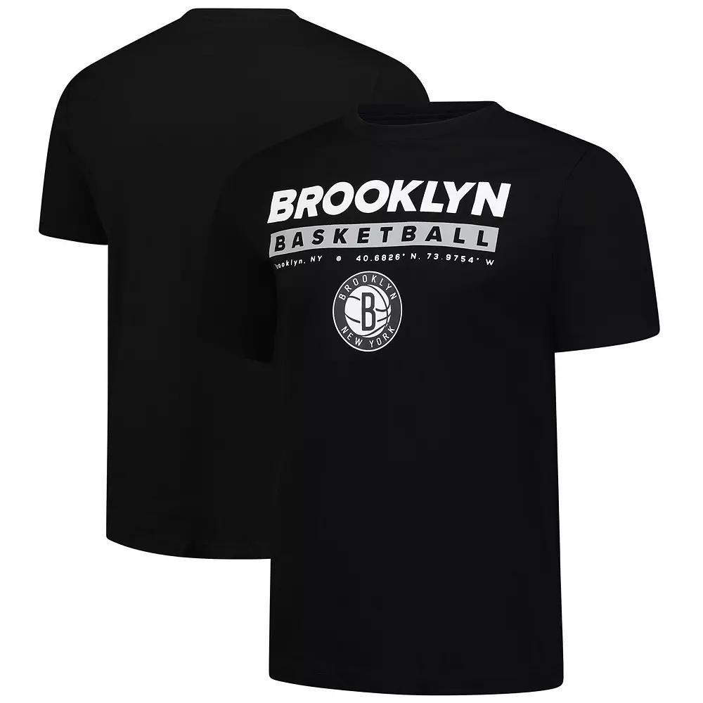 Men's Fanatics Black Brooklyn Nets Location Just Net T-Shirt,  Product Image