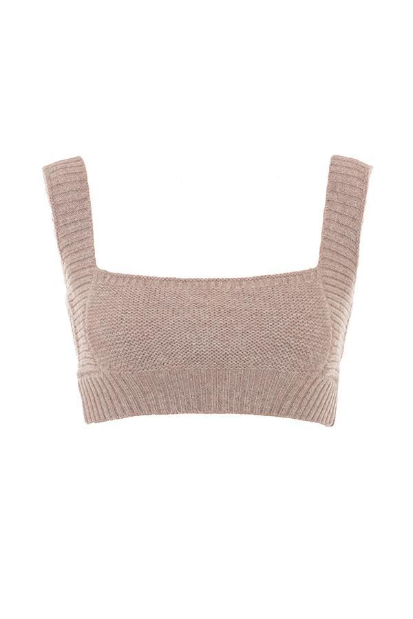 Adhara Barley Natural Wool Bralette Product Image