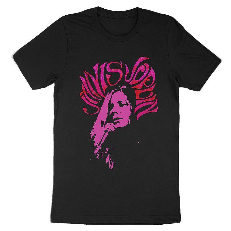 Men's Janis Joplin Tee, Size: Large, Black Product Image