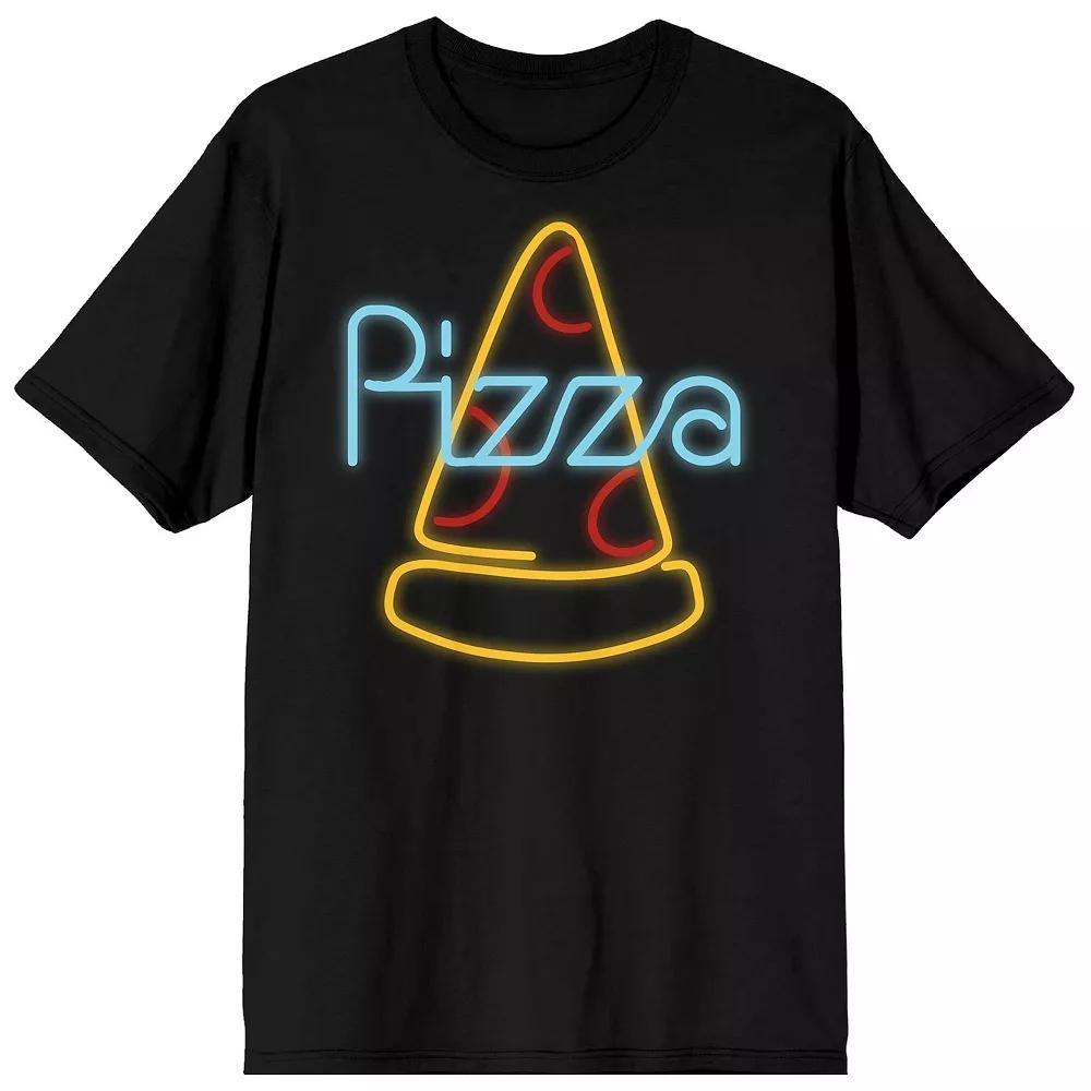 Men's My Pizza Day Neon Tee,  Product Image