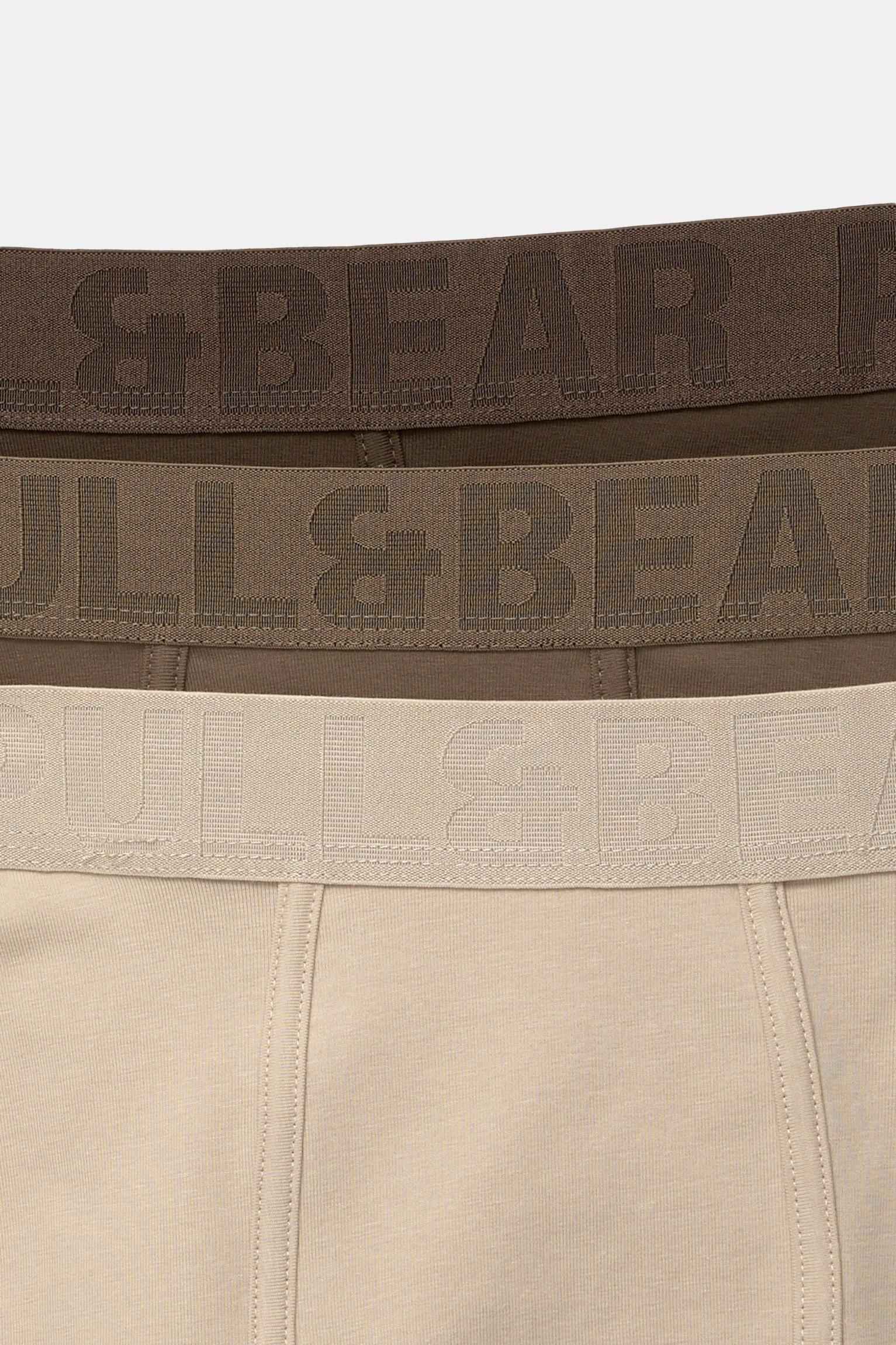 3-pack of boxers in earth tones Product Image