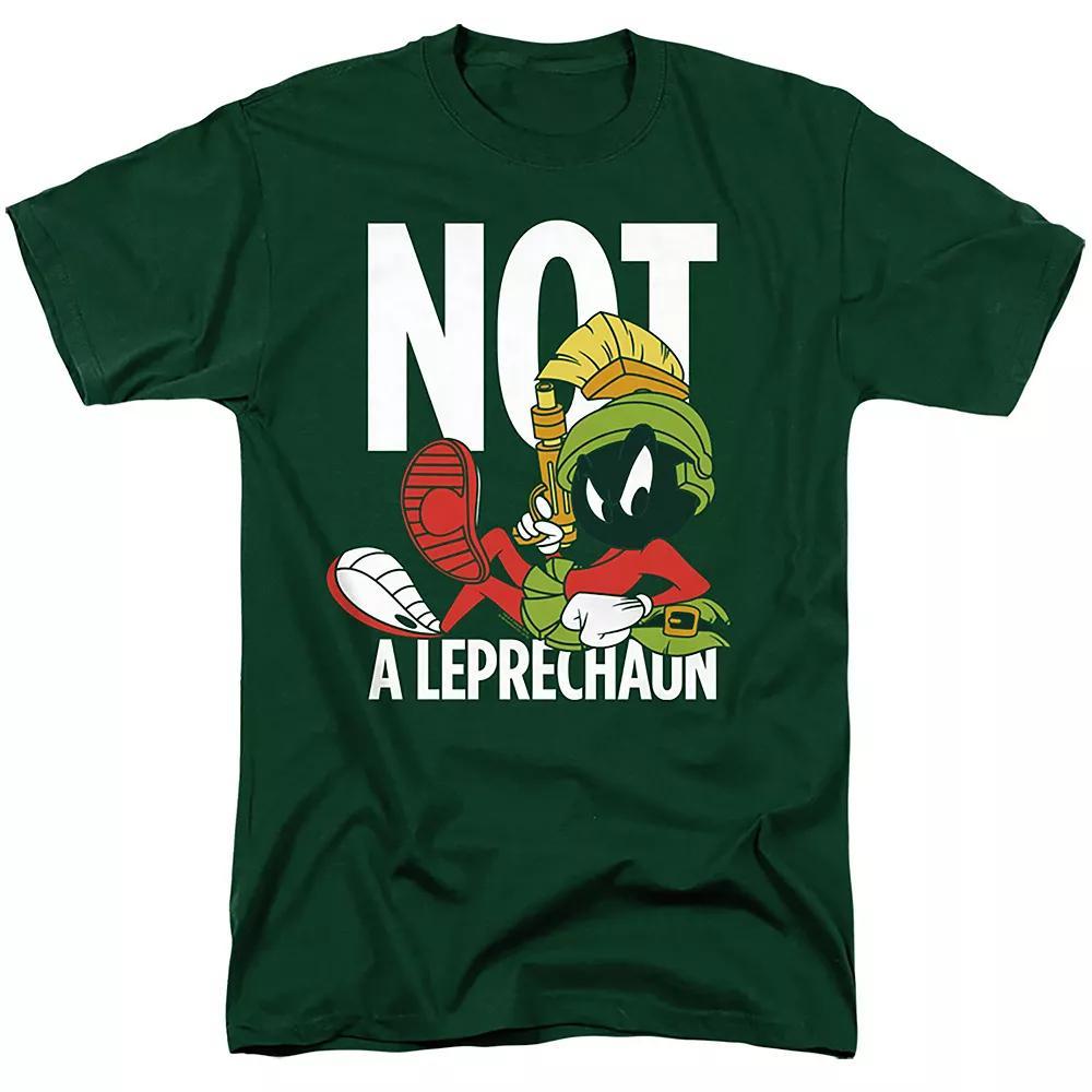 Men's Looney Tunes Not A Leprechaun Graphic Tee, Size: XXL, Dark Green Product Image