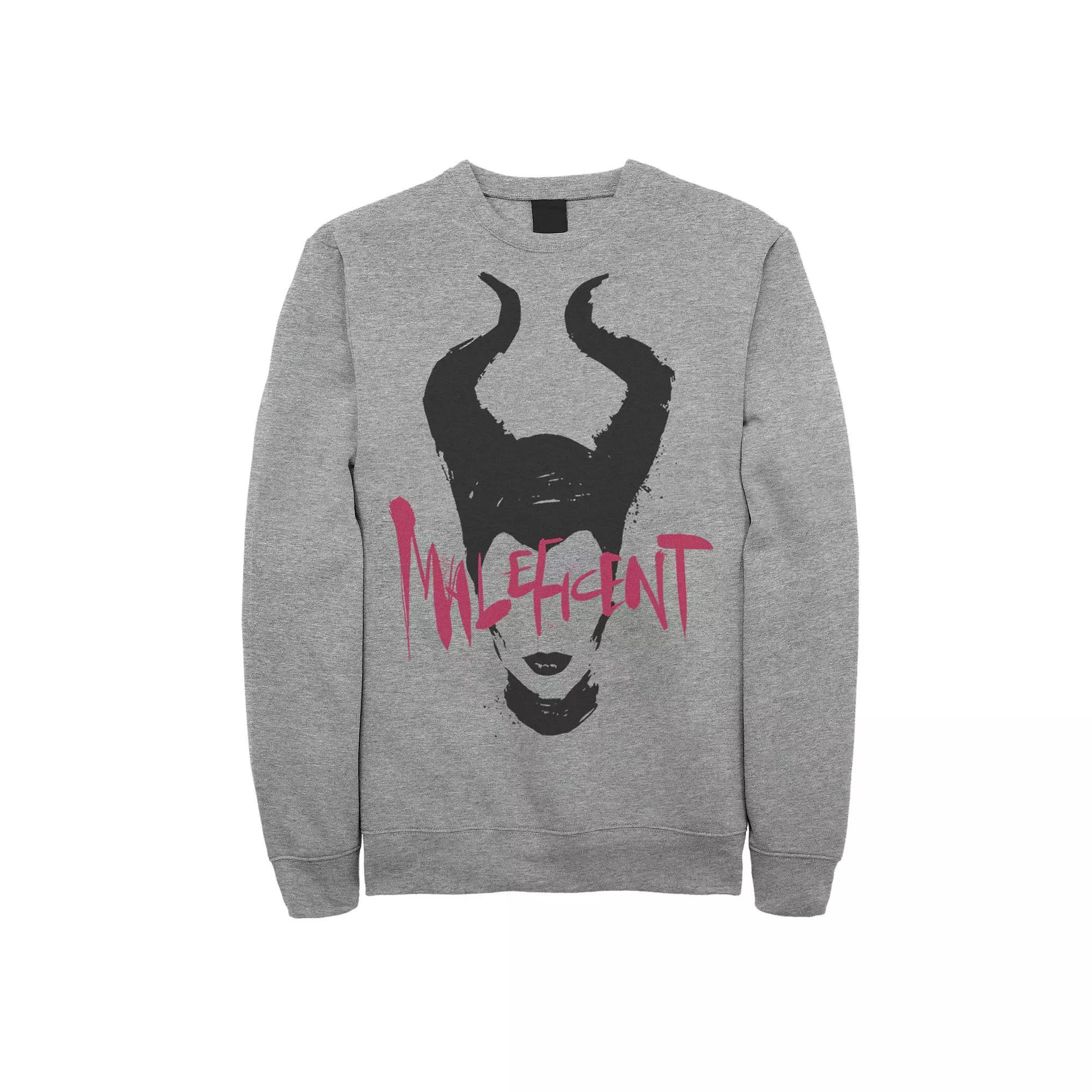 Men's Disney's Live Action Maleficent Paint Drop Portrait Fleece,  Product Image