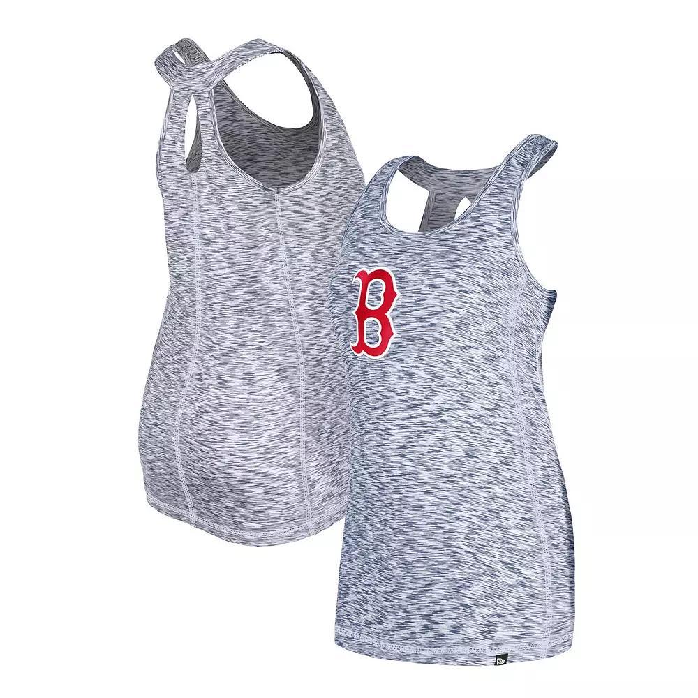 Women's New Era Navy Boston Red Sox Space Dye Keyhole Back Tank Top, Size: XL, Blue Product Image