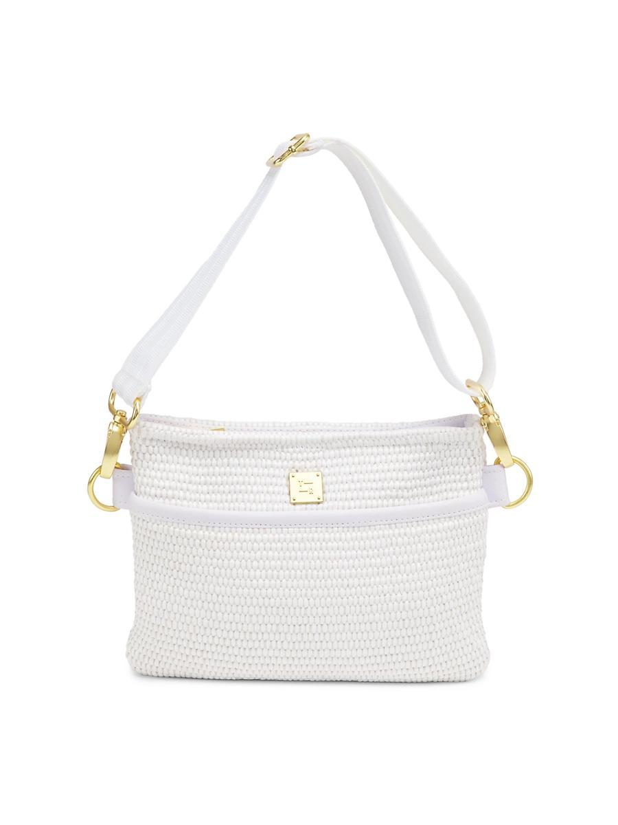 Womens Raffia Convertible Top Handle Bag Product Image