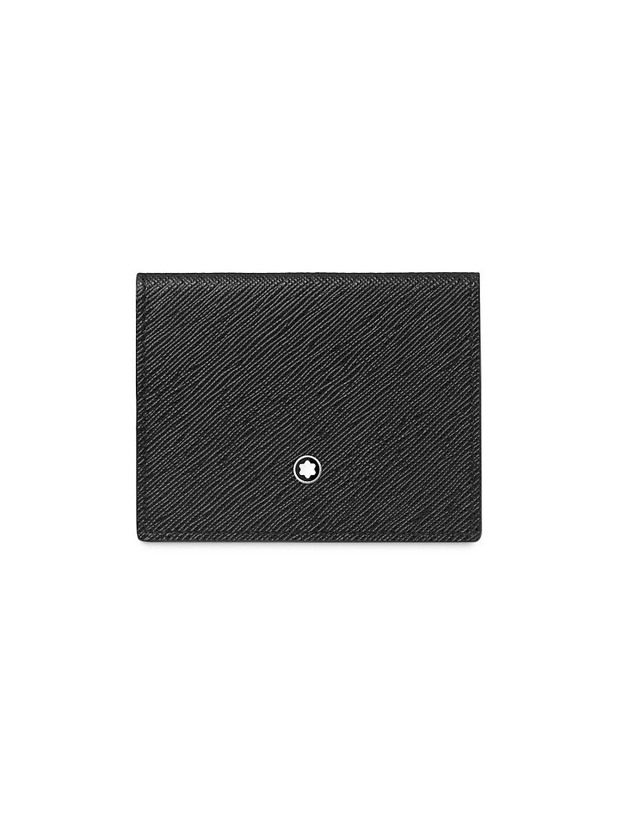 Mens Sartorial Trifold Leather Card Holder Product Image