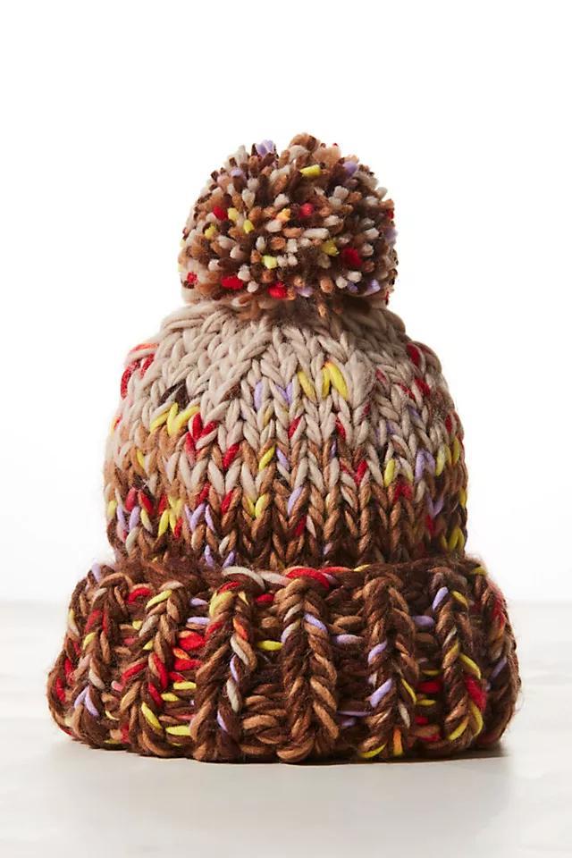 Tide Knit Pom Beanie Product Image