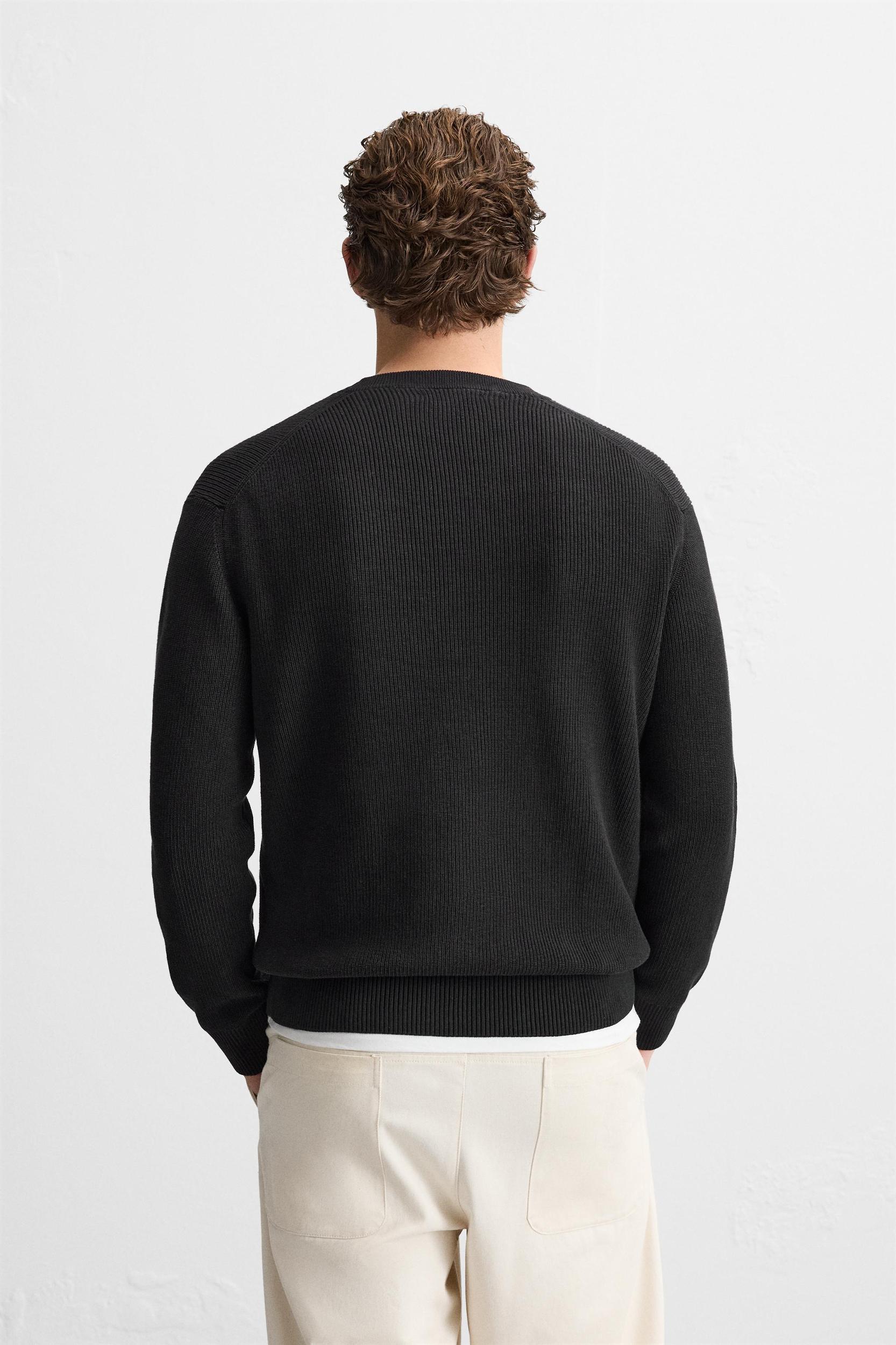 BASIC PURL KNIT SWEATER Product Image