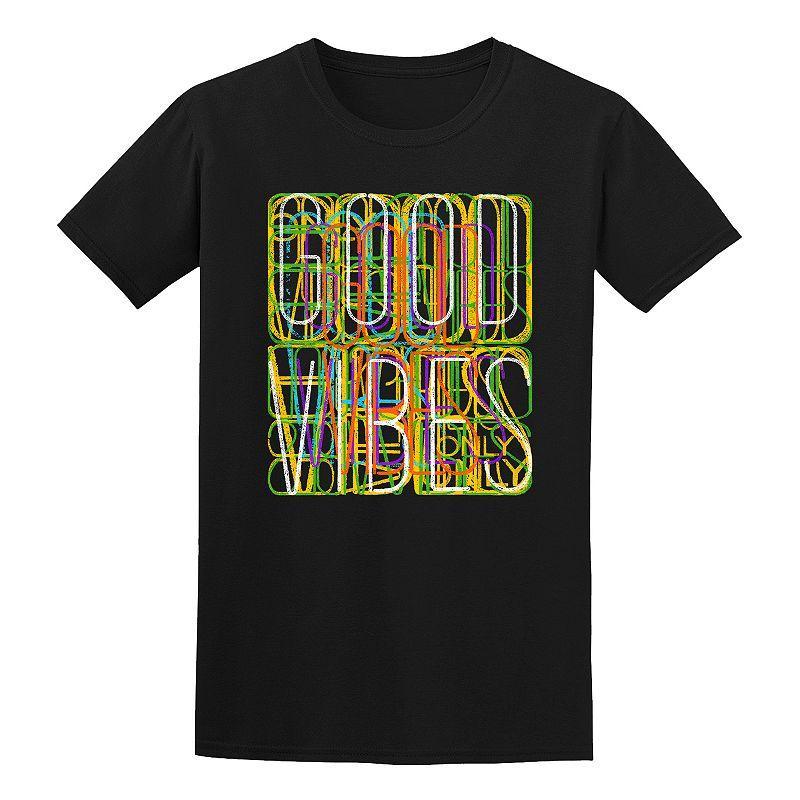 Men's COLAB89 by Threadless Bulo Neon Lights Tee, Size: Large, Black Product Image